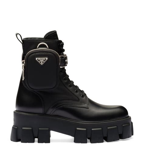 prada pouch shoes|prada boots with pouch price.